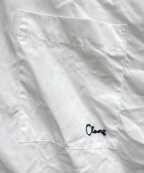 CLANE（クラネ）CLANE (クラネ) HALF SLEEVE HUGE SHIRTS ホワイト サイズ:Mの古着・服飾アイテム