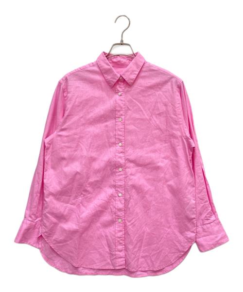 SLOBE IENA（スローブ イエナ）SLOBE IENA (スローブ イエナ) 綿麻レギュラーシャツ ピンク サイズ:FREEの古着・服飾アイテム
