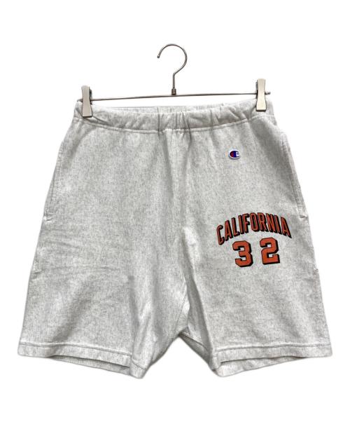 Champion REVERSE WEAVE（チャンピオン リバース ウィーブ）Champion REVERSE WEAVE (チャンピオン リバース ウィーブ) ハーフパンツ グレー サイズ:Mの古着・服飾アイテム