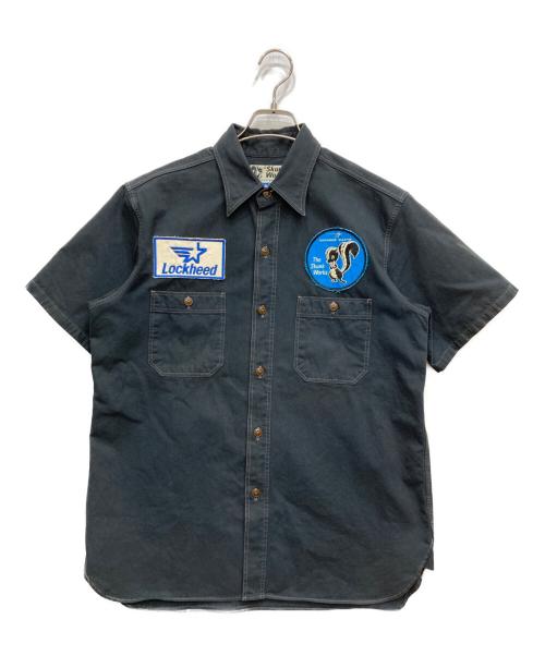 BUZZ RICKSON'S（バズリクソンズ）BUZZ RICKSON'S (バズリクソンズ) Skunk Works  ワークシャツ ブラック サイズ:Mの古着・服飾アイテム