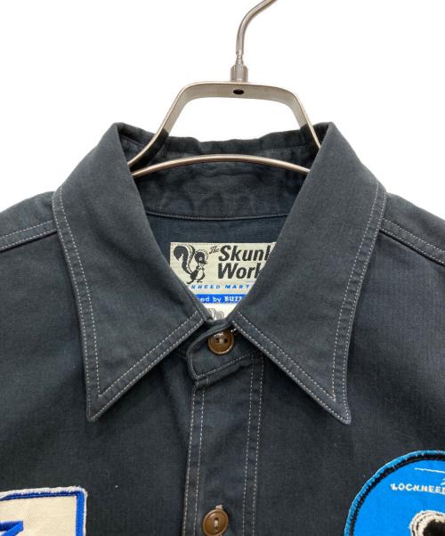 BUZZ RICKSON'S（バズリクソンズ）BUZZ RICKSON'S (バズリクソンズ) Skunk Works  ワークシャツ ブラック サイズ:Mの古着・服飾アイテム