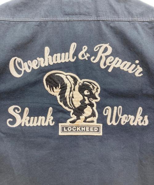 BUZZ RICKSON'S（バズリクソンズ）BUZZ RICKSON'S (バズリクソンズ) Skunk Works  ワークシャツ ブラック サイズ:Mの古着・服飾アイテム