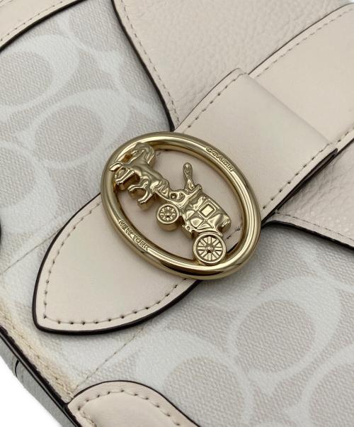 COACH（コーチ）COACH (コーチ) ショルダーバッグ ベージュの古着・服飾アイテム