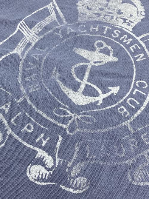POLO RALPH LAUREN（ポロ・ラルフローレン）POLO RALPH LAUREN (ポロ・ラルフローレン) ハーフスリーブスウェット ブルー サイズ:Lの古着・服飾アイテム