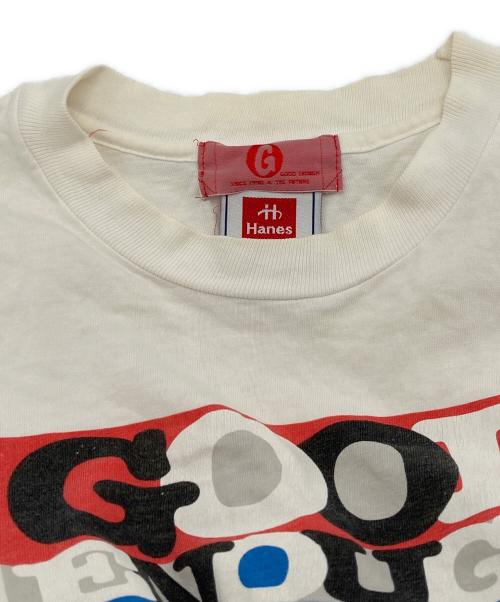 GOODENOUGH（グッドイナフ）GOODENOUGH (グッドイナフ) Hanes (ヘインズ) プリントTシャツ ホワイト サイズ:Mの古着・服飾アイテム