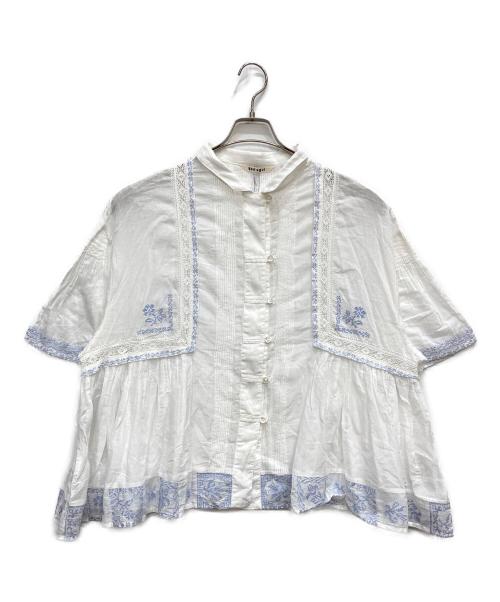 tumugu（ツムグ）tumugu (ツムグ) カディコットンブラウス ホワイト サイズ:FREE 未使用品の古着・服飾アイテム