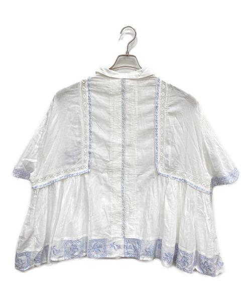 tumugu（ツムグ）tumugu (ツムグ) カディコットンブラウス ホワイト サイズ:FREE 未使用品の古着・服飾アイテム