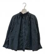 tumuguツムグ）の古着「ふわふわコットンシャツ」｜ブラック