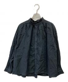 tumugu（ツムグ）の古着「ふわふわコットンシャツ」｜ブラック