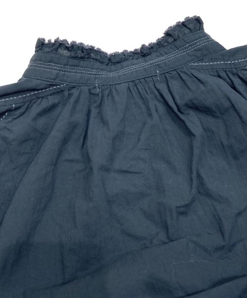 tumugu（ツムグ）tumugu (ツムグ) ふわふわコットンシャツ ブラック サイズ:FREE 未使用品の古着・服飾アイテム