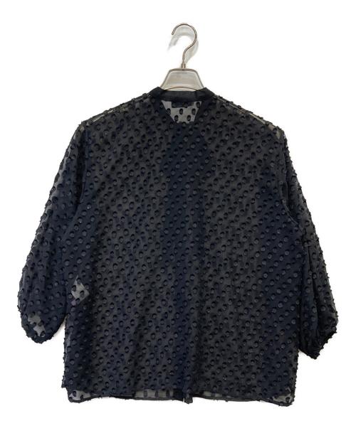 j.（ジェイドット サムワンプレシャス）j. (ジェイドット サムワンプレシャス) ブラウス ブラック サイズ:Mの古着・服飾アイテム