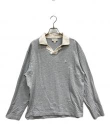 Calvin Klein Jeans（カルバンクラインジーンズ）の古着「長袖ポロシャツ」｜グレー