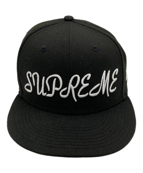 SUPREME（シュプリーム）Supreme (シュプリーム) New Era (ニューエラ) キャップ ブラックの古着・服飾アイテム