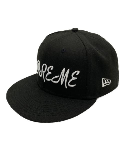 SUPREME（シュプリーム）Supreme (シュプリーム) New Era (ニューエラ) キャップ ブラックの古着・服飾アイテム