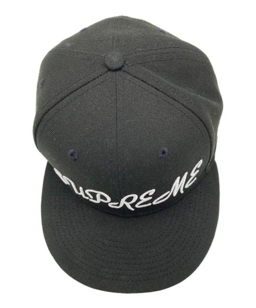 SUPREME（シュプリーム）Supreme (シュプリーム) New Era (ニューエラ) キャップ ブラックの古着・服飾アイテム