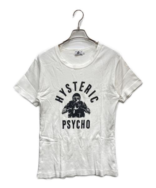 Hysteric Glamour（ヒステリックグラマー）Hysteric Glamour (ヒステリックグラマー) プリントTシャツ ホワイト サイズ:Mの古着・服飾アイテム
