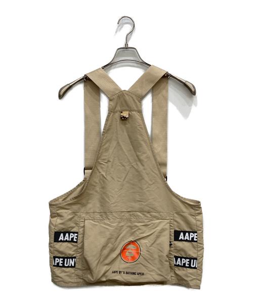 Aape BY A BATHING APE（エーエイプ バイ アベイシングエイプ）AAPE BY A BATHING APE (エーエイプ バイ アベイシングエイプ) フィッシンベスト ベージュ サイズ:FREEの古着・服飾アイテム