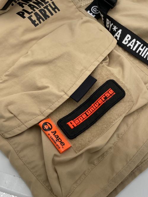 Aape BY A BATHING APE（エーエイプ バイ アベイシングエイプ）AAPE BY A BATHING APE (エーエイプ バイ アベイシングエイプ) フィッシンベスト ベージュ サイズ:FREEの古着・服飾アイテム