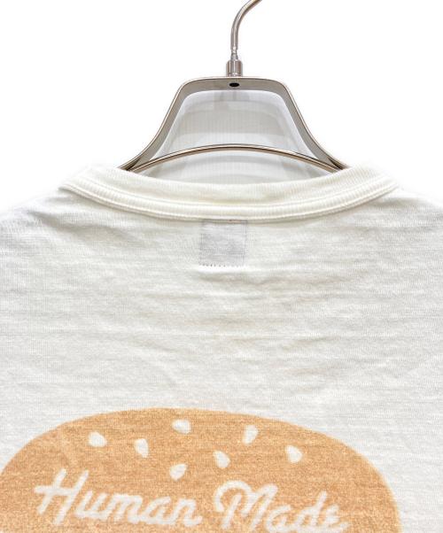 HUMAN MADE（ヒューマンメイド）HUMAN MADE (ヒューマンメイド) ハンバーガーＴシャツ ホワイト サイズ:Mの古着・服飾アイテム