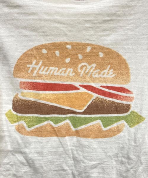 HUMAN MADE（ヒューマンメイド）HUMAN MADE (ヒューマンメイド) ハンバーガーＴシャツ ホワイト サイズ:Mの古着・服飾アイテム