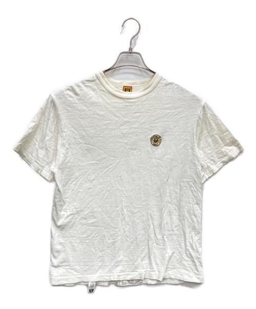 HUMAN MADE（ヒューマンメイド）HUMAN MADE (ヒューマンメイド) ワッペンＴシャツ ホワイト サイズ:Mの古着・服飾アイテム