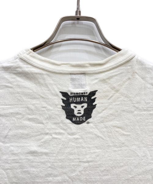 HUMAN MADE（ヒューマンメイド）HUMAN MADE (ヒューマンメイド) ワッペンＴシャツ ホワイト サイズ:Mの古着・服飾アイテム