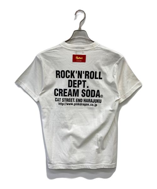 CREAM SODA（クリームソーダ）CREAM SODA (クリームソーダ) 半袖カットソー ホワイト サイズ:Mの古着・服飾アイテム