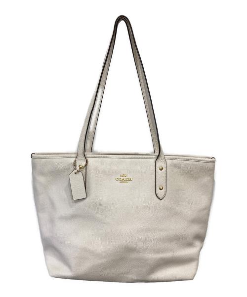 COACH（コーチ）COACH (コーチ) トートバッグ アイボリーの古着・服飾アイテム