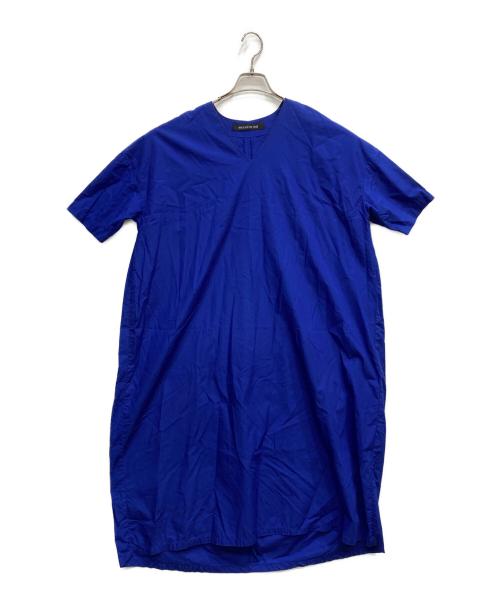 mizuiro-ind（ミズイロインド）mizuiro-ind (ミズイロインド) コクーンワンピース ブルー サイズ:FREEの古着・服飾アイテム