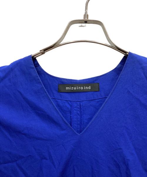 mizuiro-ind（ミズイロインド）mizuiro-ind (ミズイロインド) コクーンワンピース ブルー サイズ:FREEの古着・服飾アイテム
