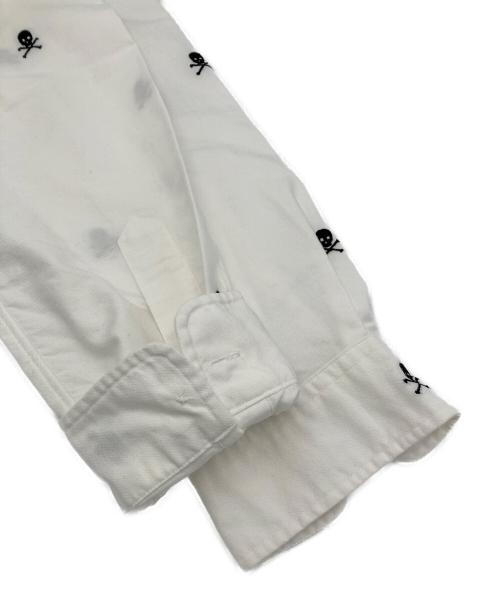 RALPH LAUREN（ラルフローレン）RALPH LAUREN (ラルフローレン) スカル刺繍ボタンダウンシャツ ホワイト サイズ:Mの古着・服飾アイテム