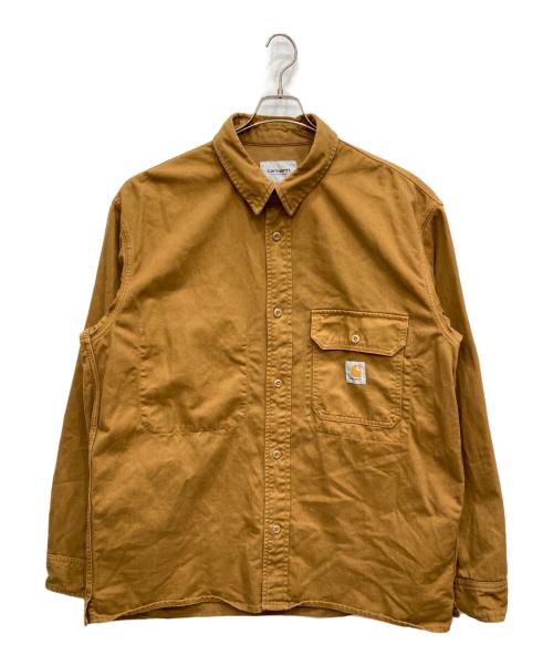 Carhartt WIP（カーハート ワーク イン プログレス）Carhartt WIP (カーハート ワーク イン プログレス) RENO SHIRT JACKET キャメル サイズ:不明の古着・服飾アイテム