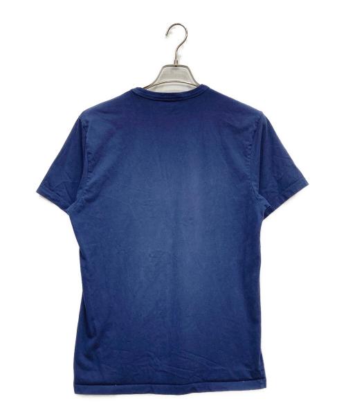 maison kitsune（アシッドメゾンキツネ）MAISON KITSUNE (アシッドメゾンキツネ) プリントTシャツ ネイビー サイズ:Mの古着・服飾アイテム