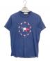 MAISON KITSUNE（アシッドメゾンキツネ）の古着「プリントTシャツ」｜ネイビー