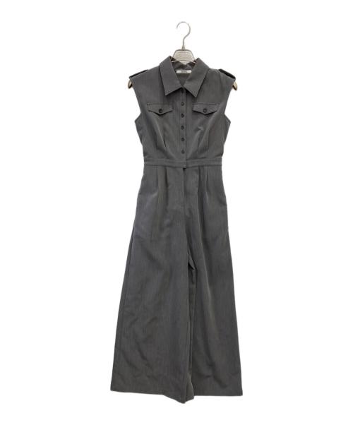 Snidel（スナイデル）Snidel (スナイデル) トレンチディテールオールインワン グレー サイズ:1 未使用品の古着・服飾アイテム