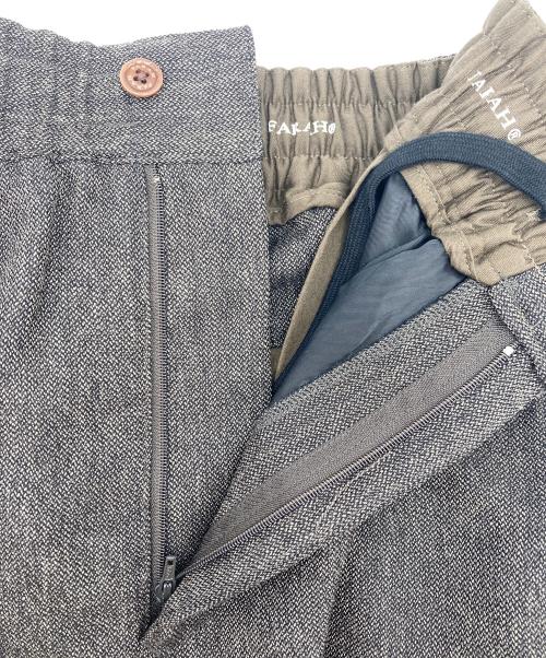FARAH（ファーラー）FARAH (ファーラー) Easy Wide Tapered Pants ブラウン サイズ:XSの古着・服飾アイテム