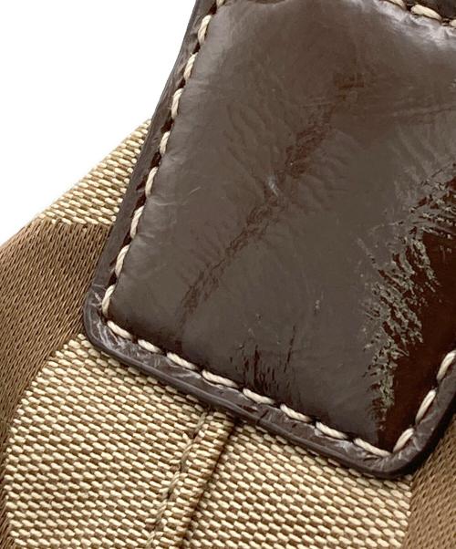 COACH（コーチ）COACH (コーチ) シグネチャーワンショルダーバッグ ブラウンの古着・服飾アイテム
