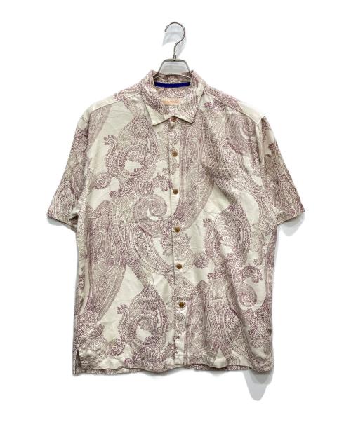 TOMMY BAHAMA（トミーバハマ）TOMMY BAHAMA (トミーバハマ) シルクシャツ アイボリー サイズ:Ⅼの古着・服飾アイテム