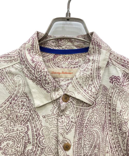 TOMMY BAHAMA（トミーバハマ）TOMMY BAHAMA (トミーバハマ) シルクシャツ アイボリー サイズ:Ⅼの古着・服飾アイテム