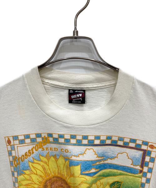 BEST（ベスト）BEST (ベスト) プリントTシャツ ホワイト サイズ:XLの古着・服飾アイテム