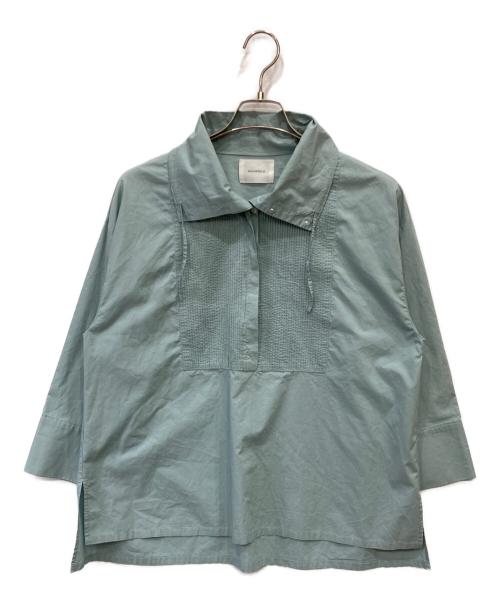 MIDIUMISOLID（ミディウミソリッド）MIDIUMISOLID (ミディウミソリッド) ブラウス ブルー サイズ:FREEの古着・服飾アイテム
