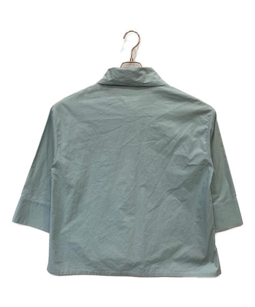 MIDIUMISOLID（ミディウミソリッド）MIDIUMISOLID (ミディウミソリッド) ブラウス ブルー サイズ:FREEの古着・服飾アイテム
