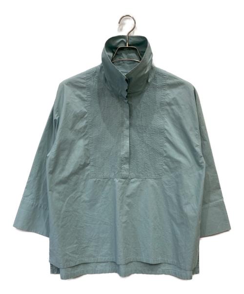 MIDIUMISOLID（ミディウミソリッド）MIDIUMISOLID (ミディウミソリッド) ブラウス ブルー サイズ:FREEの古着・服飾アイテム