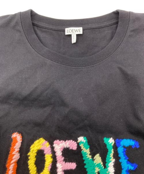 LOEWE（ロエベ）LOEWE (ロエベ) リラックスフィットＴシャツ ブラック サイズ:Lの古着・服飾アイテム