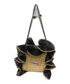 OUTDOOR×Risleyアウトドア×リズレー）の古着「ラッフルバスケットバッグ」｜ベージュ