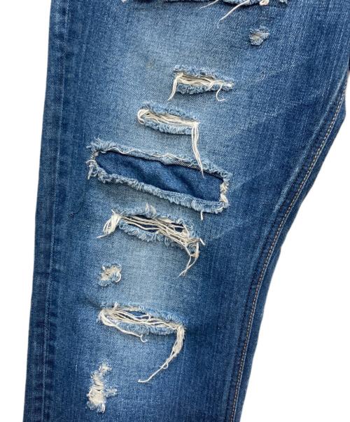 LEE（リー）LEE (リー) ダメージ加工デニムパンツ インディゴ サイズ:w28の古着・服飾アイテム