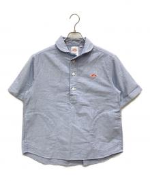 DANTON（ダントン）の古着「OXFORD半袖シャツ」｜ブルー