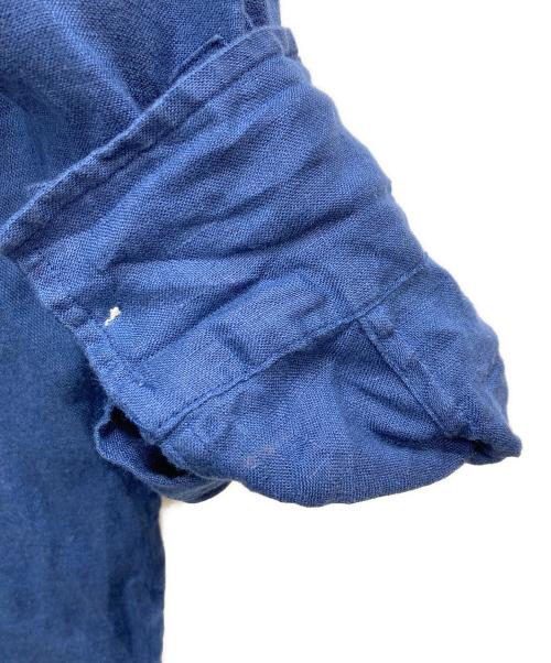 POLO RALPH LAUREN（ポロ・ラルフローレン）POLO RALPH LAUREN (ポロ・ラルフローレン) リネンシャツ ブルーの古着・服飾アイテム