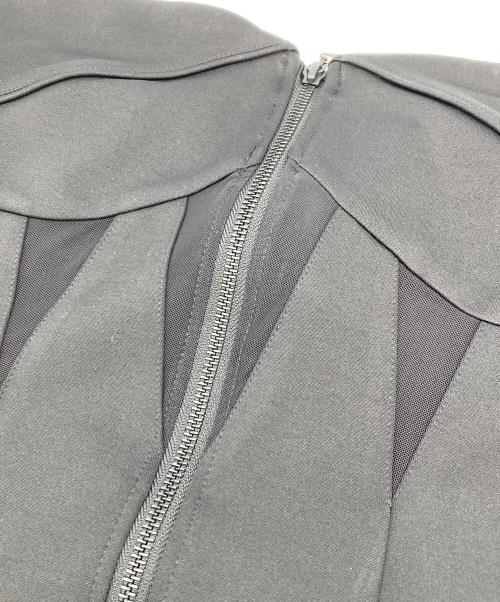 JOSEMOON（ジョゼムーン）JOSEMOON (ジョゼムーン) JACKET SET JERSEY DRESS ブラック サイズ:Mの古着・服飾アイテム