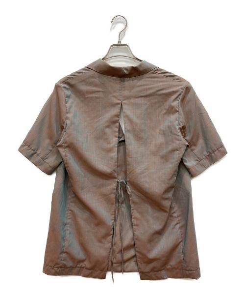 MAISON SPECIAL（メゾンスペシャル）MAISON SPECIAL (メゾンスペシャル) シアーバックオープンジャケット ブルー サイズ:FREEの古着・服飾アイテム